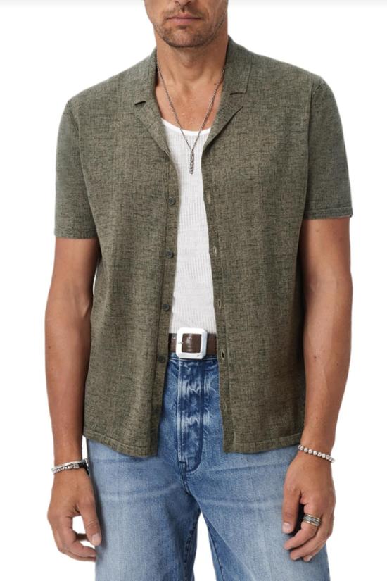  존바바토스 반팔 셔츠 John Varvatos Nayeem 반소매 에칭