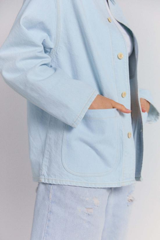  샤이나 모트 데님 자켓 초어 코트 - SHAINA MOTE