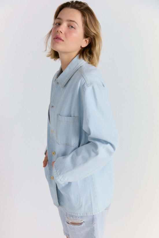  샤이나 모트 데님 자켓 초어 코트