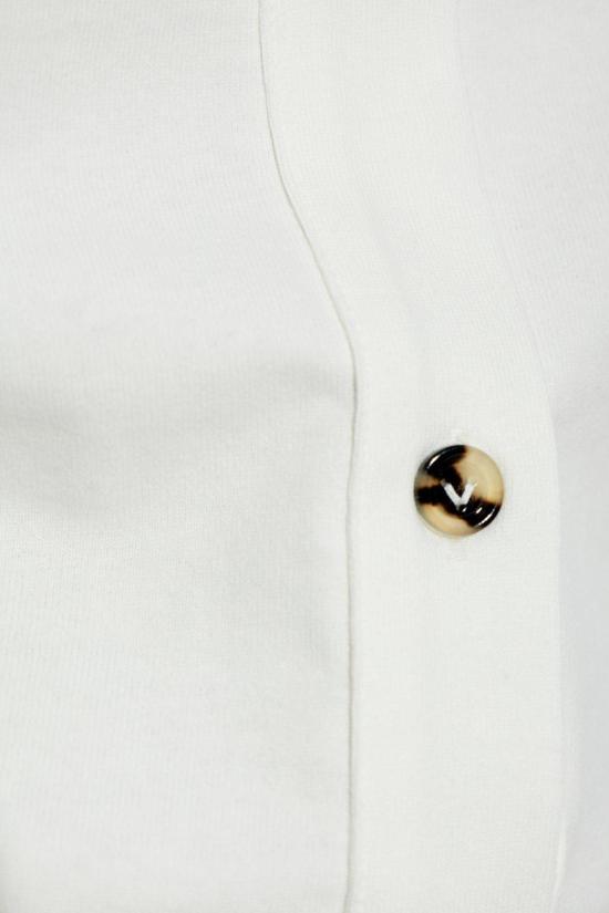  보테가베네타 블라우스 보테가 베네타 싱글 브레스트 슬리브리스 탑 베이지 - BOTTEGA VENETA