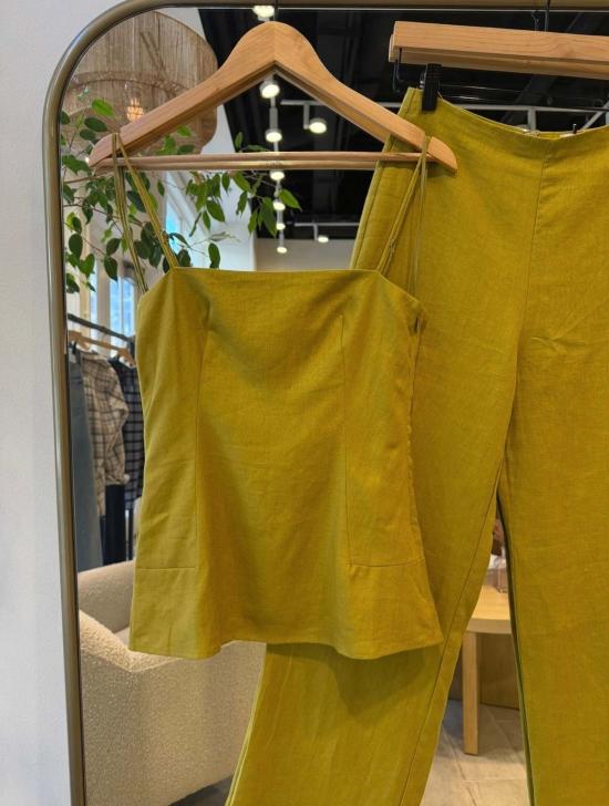  페이스풀더브랜드 블라우스 페이스풀 더 브랜드 오스타노 탑 올리브