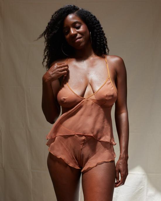  Lorette Lingerie 라운지 웨어 로레트 란제리 폴리 탑 - LORETTE LINGERIE