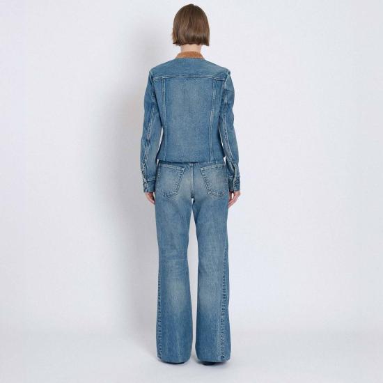  타나카 데님 팬츠 플레어 진 - TANAKA