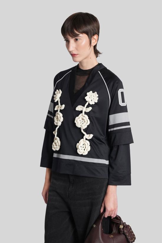  가니 반팔 티셔츠 티셔츠 블랙 - GANNI