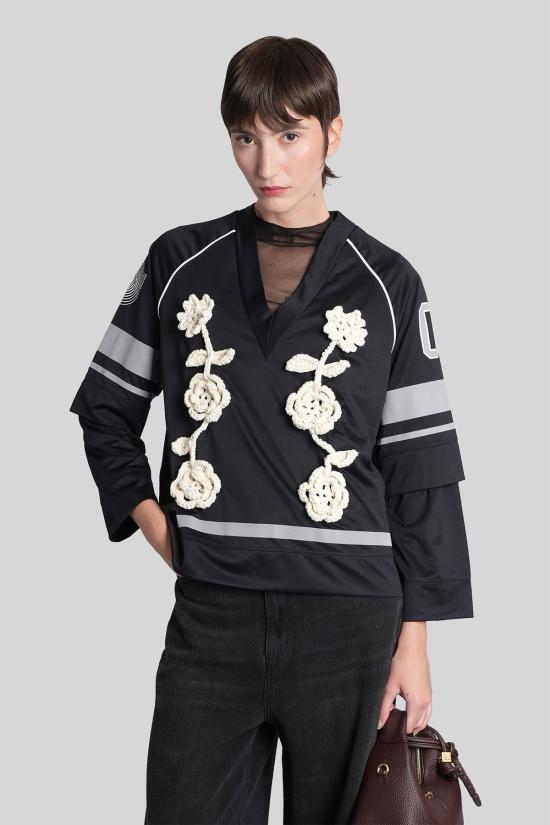  가니 반팔 티셔츠 티셔츠 블랙