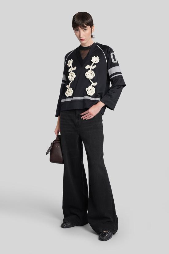  가니 반팔 티셔츠 티셔츠 블랙 - GANNI