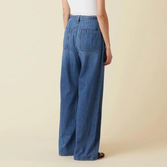  르장 데님 팬츠 로리 릴랙스드 배럴 진 - LE JEAN