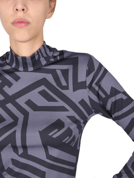  알렉산더 맥퀸 긴팔 티셔츠 다젤 티셔츠 블랙 - ALEXANDER MCQUEEN