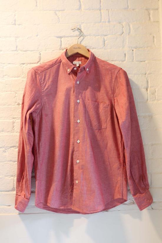  Steven Alan 긴팔 셔츠 스티븐 앨런 싱글 니들  포트 레드 - STEVEN ALAN