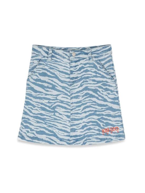  [키즈] 겐조 스커트 키즈 패턴  베이비 블루