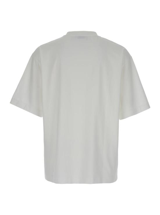  오프화이트 반팔 티셔츠 로고 스케이트 티셔츠 화이트/블랙 - OFF WHITE