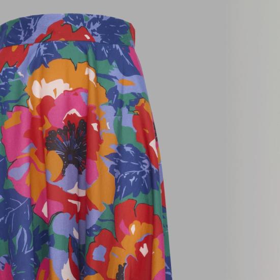  Loretta Caponi 롱 스커트 Nicoletta 스커트 와일드 오키드 - OTHER BRANDS