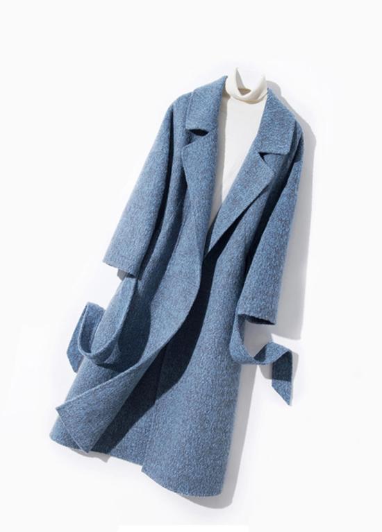  오퓨전 코트 벨티드 야크 울  옐로우 - OPUSION