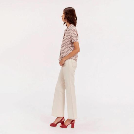  이네스 드 라 프레상쥬 블라우스 Ines De La Fressange 콘스탄스 셔츠 - INES DE LA FRESSANGE