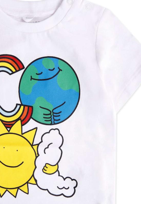  [키즈] 스텔라 맥카트니 탑 스텔라 매카트니 선 티셔츠 (화이트) (어린이용) - STELLA MCCARTNEY