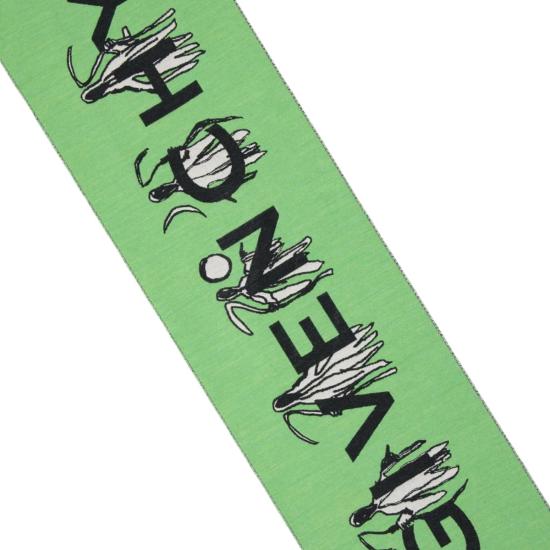  지방시 머플러/스카프 로고 울 스카프 그린 - GIVENCHY