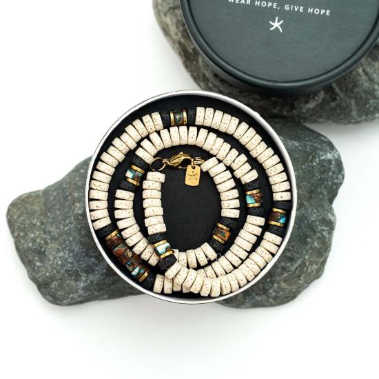  스타피쉬 프로젝트 네크리스 뱅가드 용암 구슬 목걸이 - STARFISH PROJECT