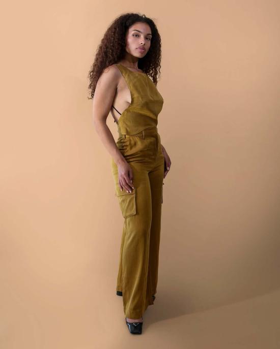  Leigh NY 스트레이트 팬츠 리 니 오로라 - LEIGH NY