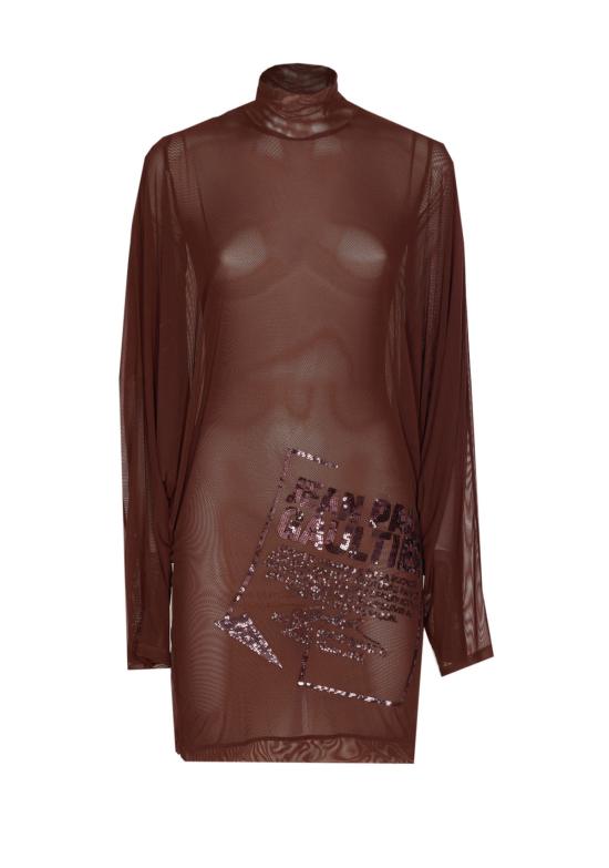  장 폴 고티에 숏 원피스 레드 자수 숏 드레스