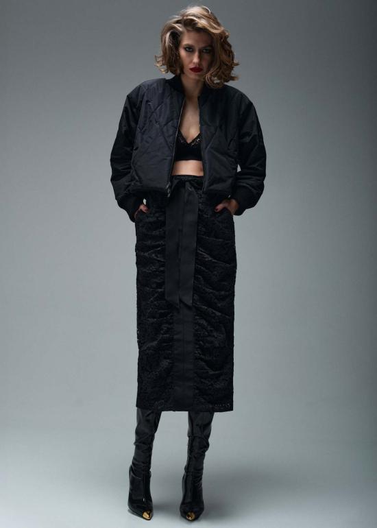  Santicler 롱 스커트 산티클러 카티아 레이스 스커트 블랙