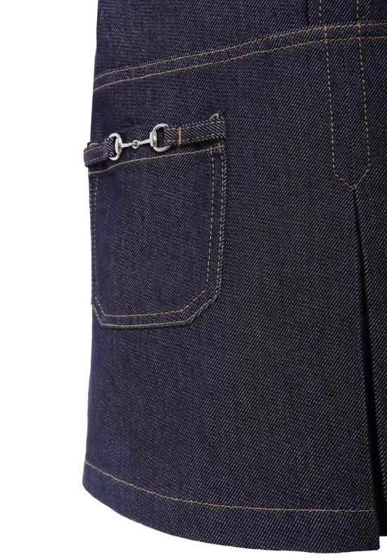  [키즈] 구찌 원피스 아동용  데님 드레스 (호스빗 장식) - GUCCI