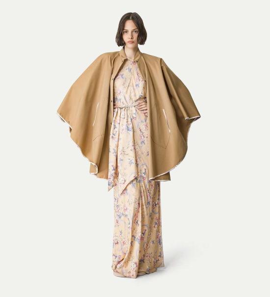  포르테포르테 롱 원피스 포르테 포르테 자카드 피오니아 마이 러브 드레스 피오니아 - FORTE FORTE