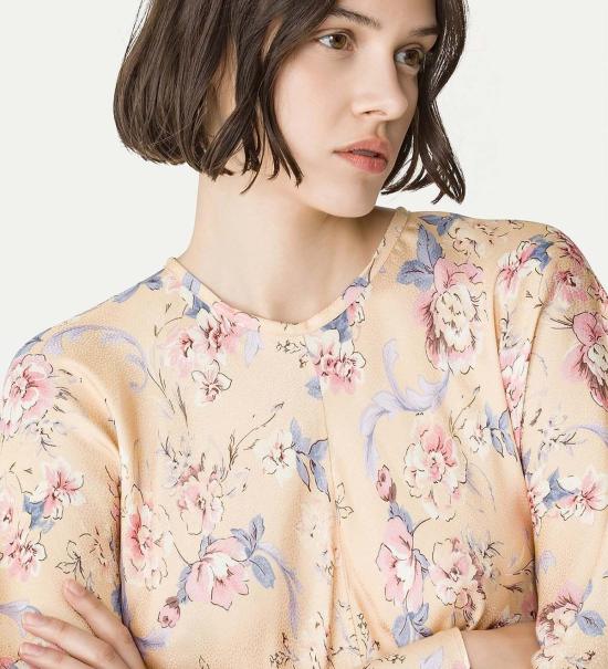  포르테포르테 롱 원피스 포르테 포르테 자카드 피오니아 마이 러브 드레스 피오니아 - FORTE FORTE