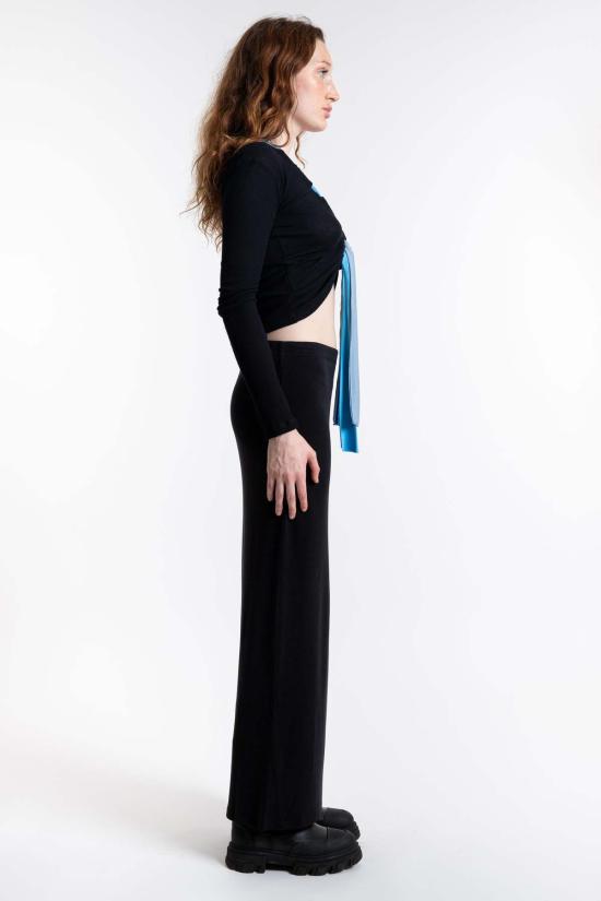  오가닉 베이직스 롱 스커트 소프트 맥시 스커트 블랙 - ORGANIC BASICS