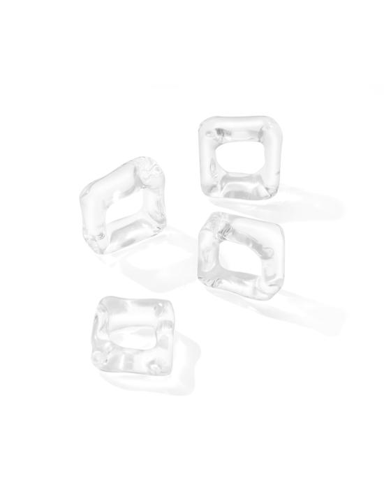  제인 다렌스부르그 반지 제인 다렌스버그 글래스 큐브 밴드 - JANE DARENSBOURG