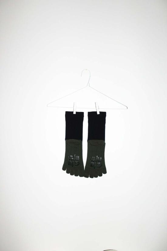  주주 양말 지우 지우 에어 리플렉솔로지 삭스 오닉스/플로라 블러 - GIU GIU