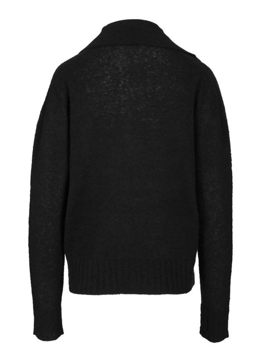  톰포드 폴로 티셔츠 톰 포드 캐시미어 및 실크 폴로 셔츠 블랙 - TOMFORD