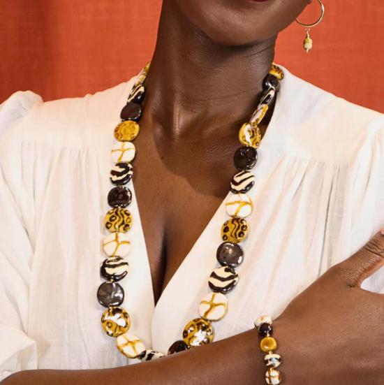  카주리 목걸이/팬던트 사파리 선라이즈 목걸이 - KAZURI