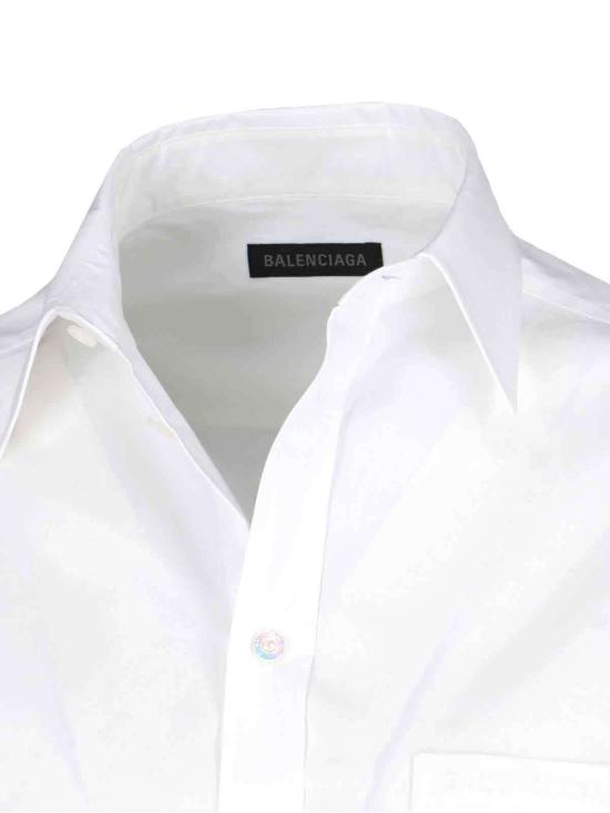  발렌시아가 셔츠 셔츠 (매듭 커프스) 화이트 - BALENCIAGA