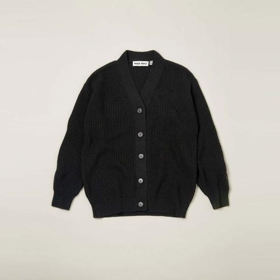  [키즈] Main Story 풀오버 키즈 메인 스토리 오버사이즈 가디건 블랙