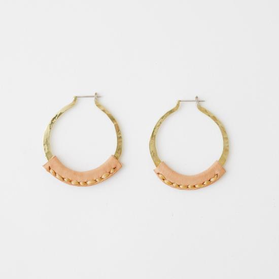  크레시오니 이어링 Crescioni 가죽 Eva 귀걸이 - CRESCIONI