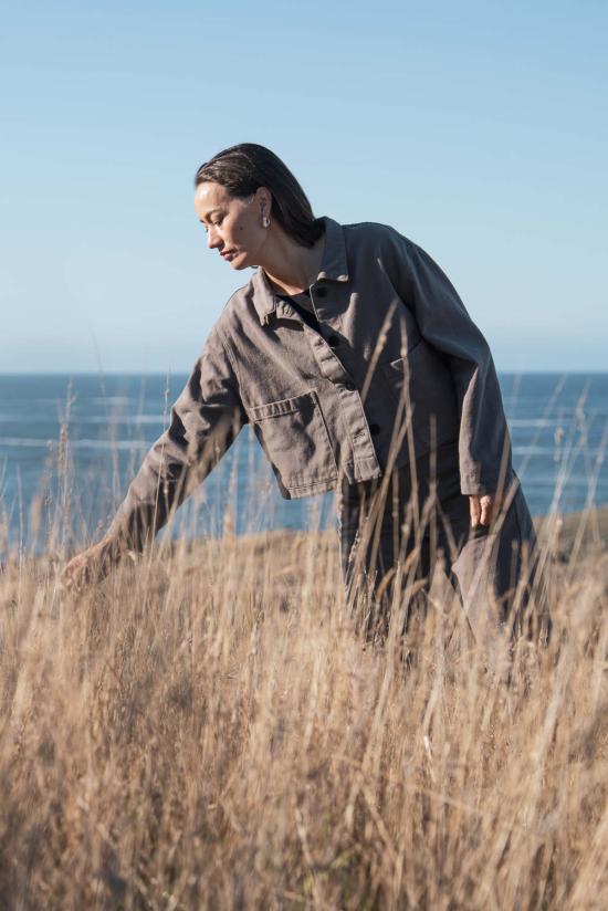  왈츠 데님 자켓 크롭 재킷 - WALTZ