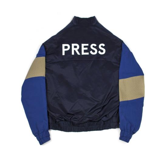  엠 프레스 봄버 자켓 M Press Press 윈드브레이커 재킷 블루 - M PRESS