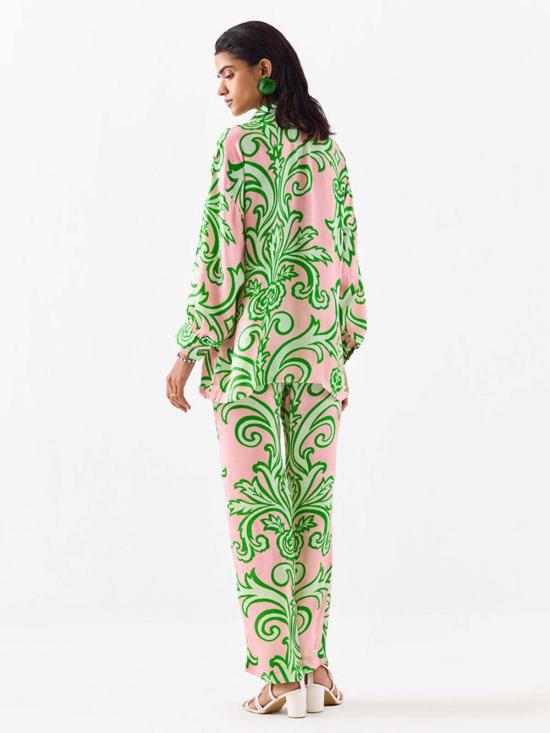  IKKIVI 셔츠 Ikkivi 라파즈 셔츠&팬츠 세트 핑크 - IKKIVI