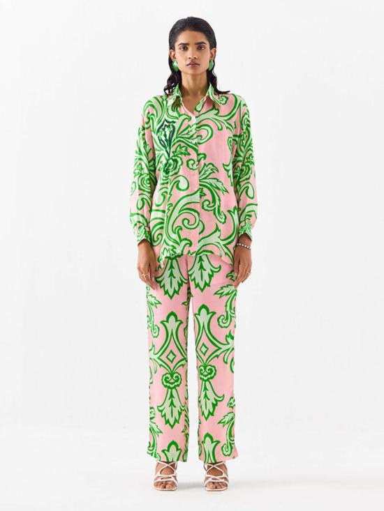  IKKIVI 셔츠 Ikkivi 라파즈 셔츠&팬츠 세트 핑크