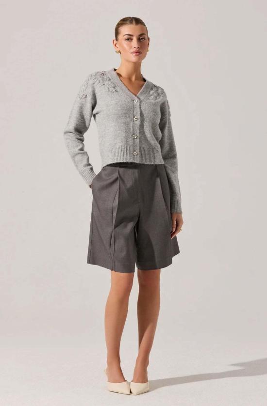  아스트라 더 라벨 숏팬츠 Astr The Label Quillie  그레이 - ASTR The Label