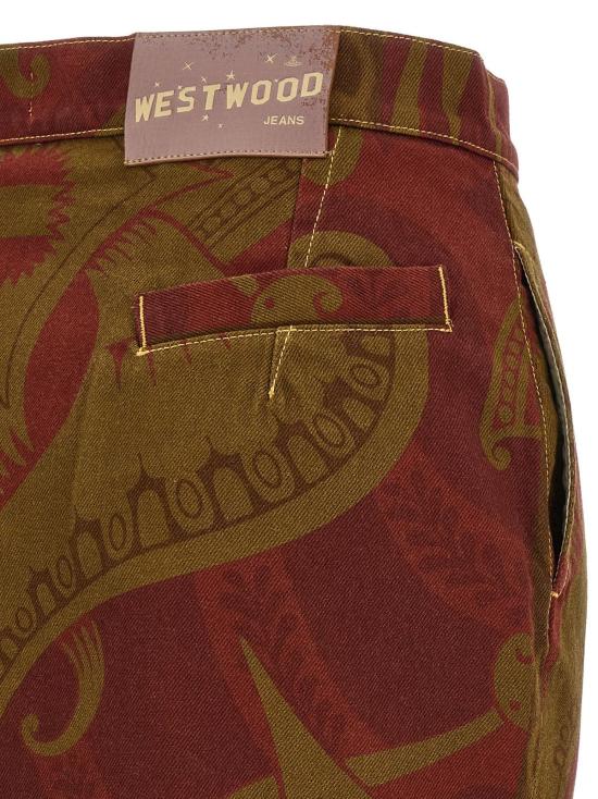  비비안웨스트우드 데님 스커트 비비안 웨스트우드 멀티컬러 팬츠 스커트 - VIVIENNE WESTWOOD