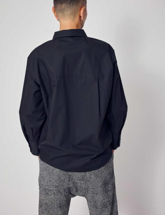  Lindsay Nicholas New York 셔츠 린지 니콜라스 뉴욕 마샤 오버사이즈 셔츠 블랙 - LINDSAY NICHOLAS NEW YORK