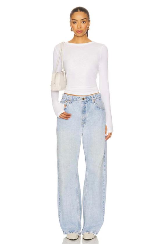  Ali Grace 데님 팬츠 알리 그레이스 와이드 레그 진 - OTHER BRANDS