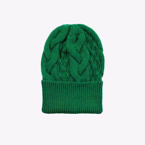  지지 니트웨어 모자 케이블