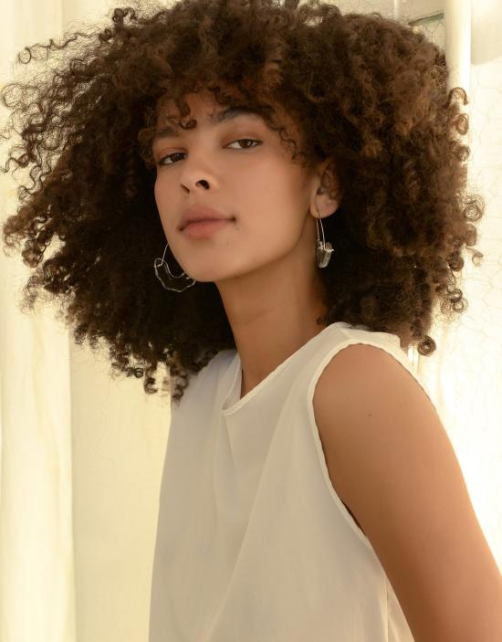  클레드 이어링 폴라 아치 후프 - CLED