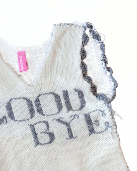  yushokobayashi 베스트 유쇼코바야시 굿바이 엔젤 니트  화이트/크림 - OTHER BRANDS
