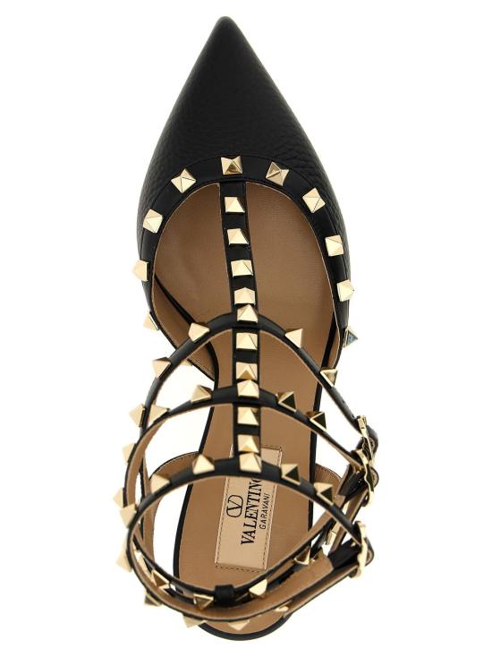  발렌티노 가라바니 힐/펌프스 락스터드 펌프스 블랙 - VALENTINO GARAVANI