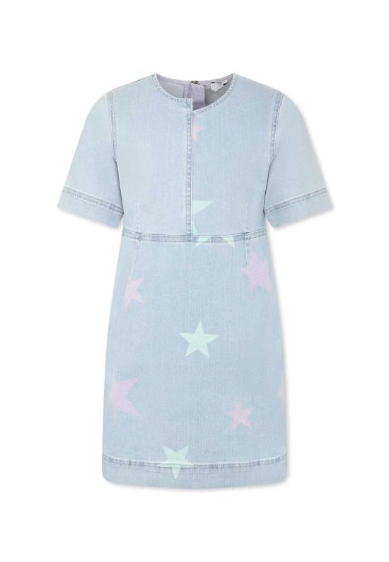  [키즈] 스텔라 맥카트니 원피스 스텔라 매카트니 아동용 별무늬 데님 드레스