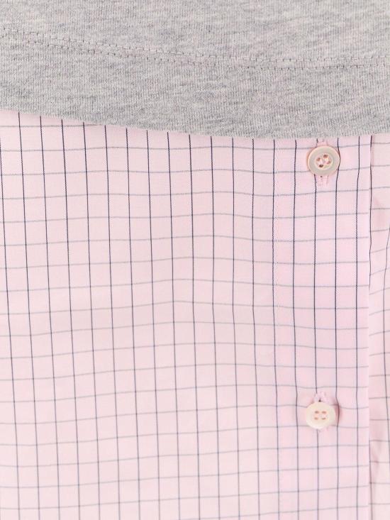  드리스 반 노튼 블라우스 드리스 반 노텐 레이어드 비대칭 넥 그레이 - DRIES VAN NOTEN