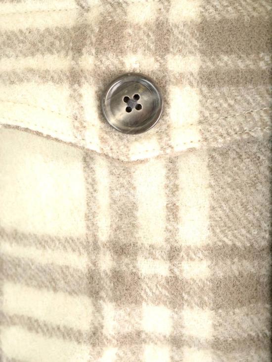  아미 셔츠 알렉상드르 마티우시 플란넬 오버셔츠 멀티컬러 - AMI